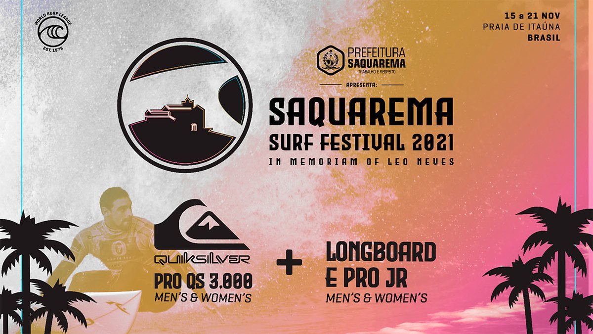 "Saquarema Surf Festival" reunirá ídolos do esporte na Capital Nacional