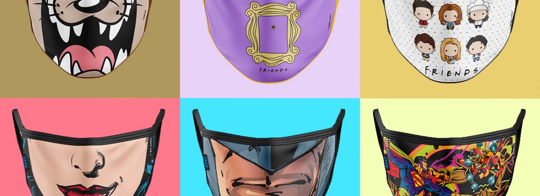 Warner lança máscaras personalizadas!