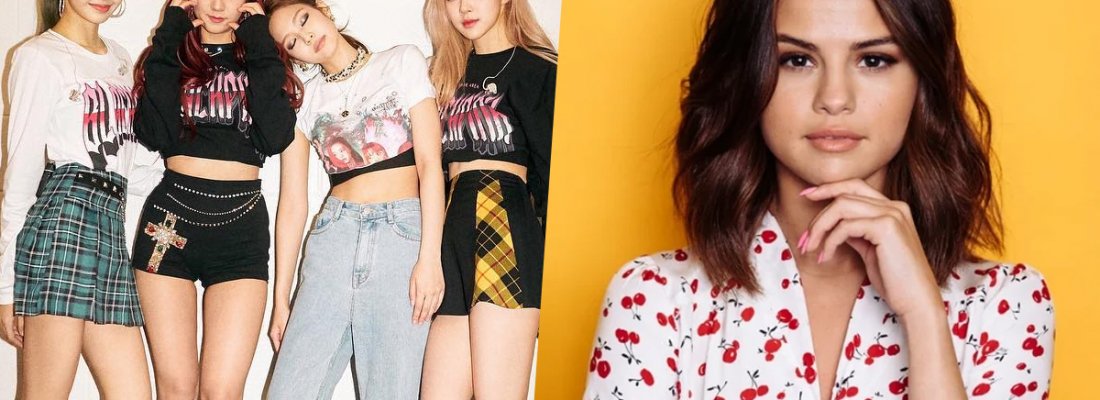 BLACKPINK fazendo feat. com Selena Gomez!