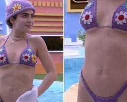 BBB22: Jade Picon explica o motivo de esparadrapo no umbigo