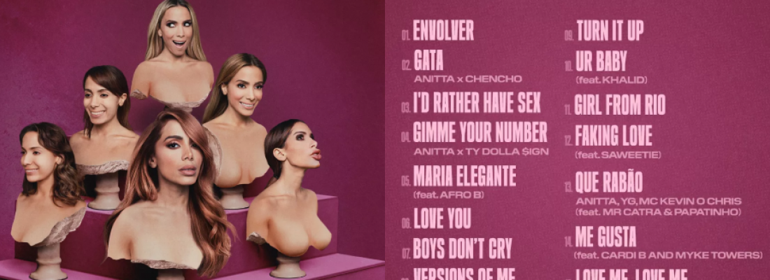 Apostando na carreira internacional, Anitta lança álbum “Versions of Me”