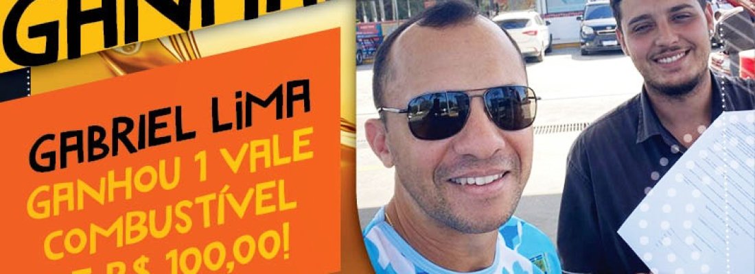 Ganhador do Vale R$ 100,00 em combustível – Posto Ecolagos