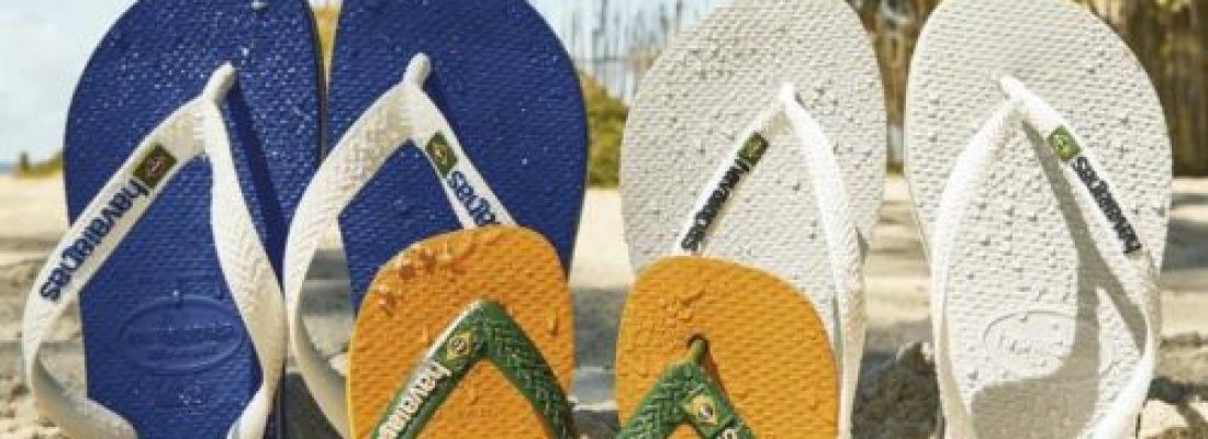 As lojas Havaianas vão disponibilizar coletores de sandálias usadas para reciclagem