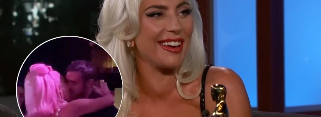 Lady Gaga é filmada aos beijos com homem misterioso.