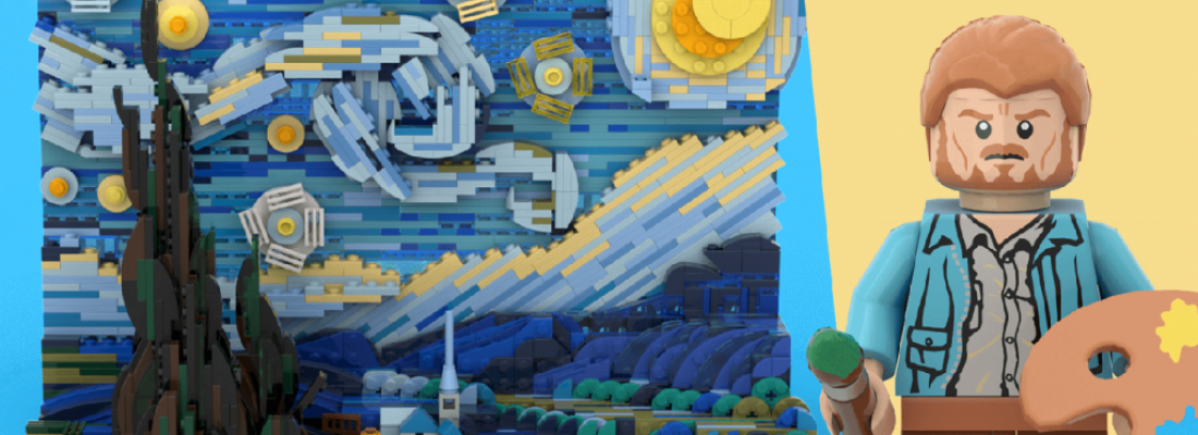 LEGO anuncia versão de encaixar da ‘Noite Estrelada’, de Van Gogh