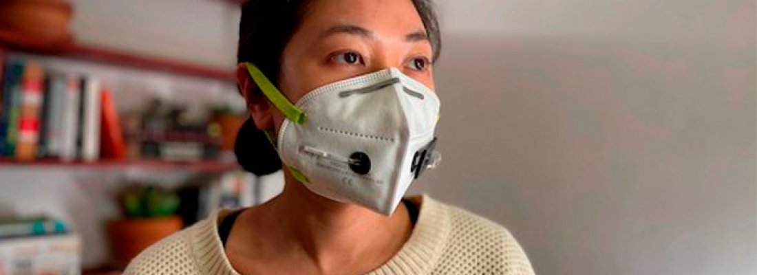 Uma máscara facial capaz de diagnosticar se o usuário está contaminado com o coronavírus