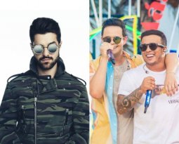 Matheus e Kauan gravam parceria com Alok