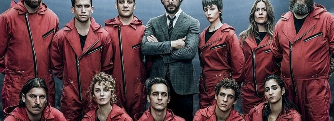 NetFlix divulga novo cartaz e novo vídeo dos bastidores de “La Casa de Papel”