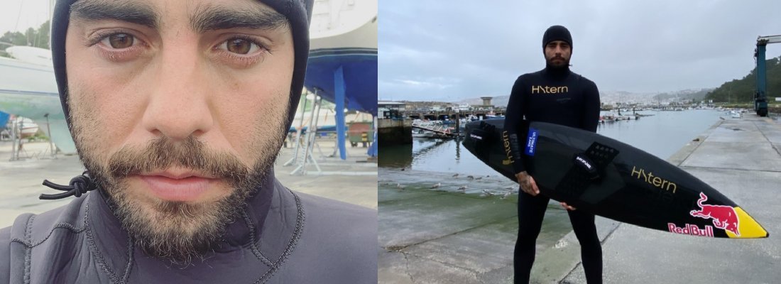 Pedro Scooby sofre acidente em campeonato de surf, em Portugal.