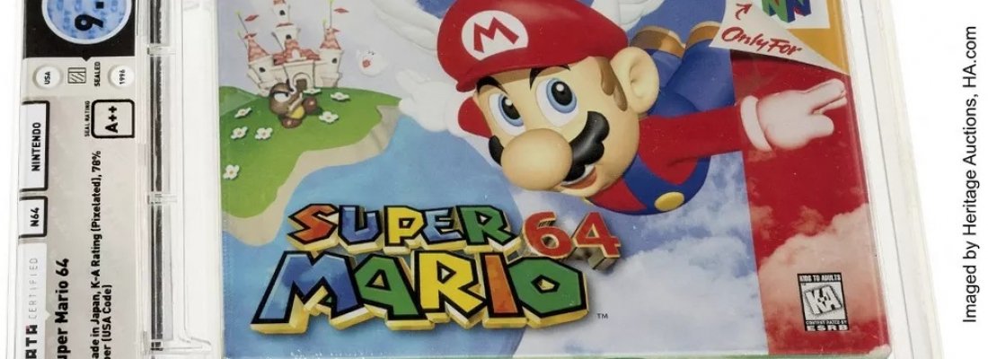 Cartucho de ‘Super Mario’ é vendido por US$ 1,56 milhão