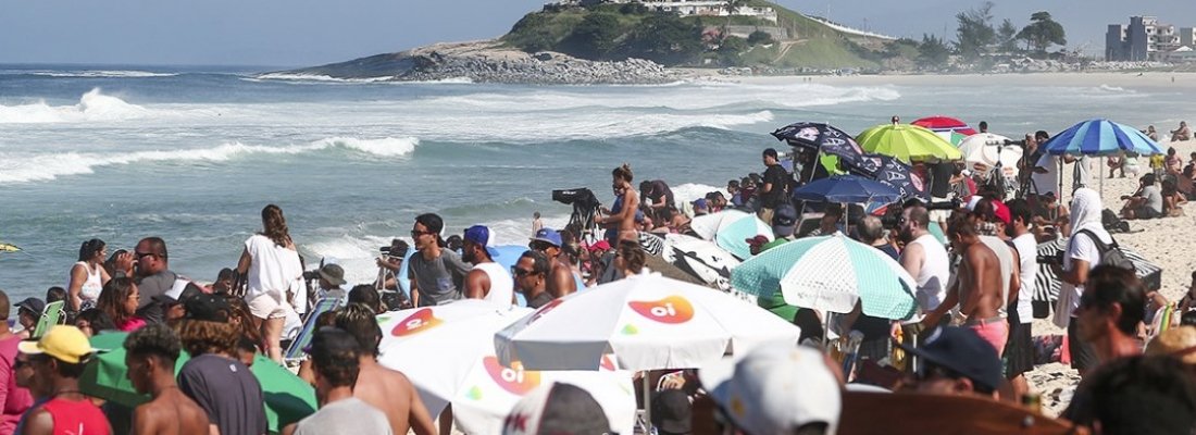 ETAPA DO MUNDIAL DE SURFE EM SAQUAREMA É CANCELADA