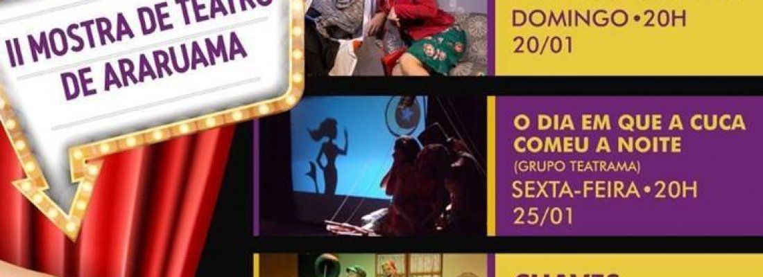 Prefeitura de Araruama inicia II Mostra de Teatro