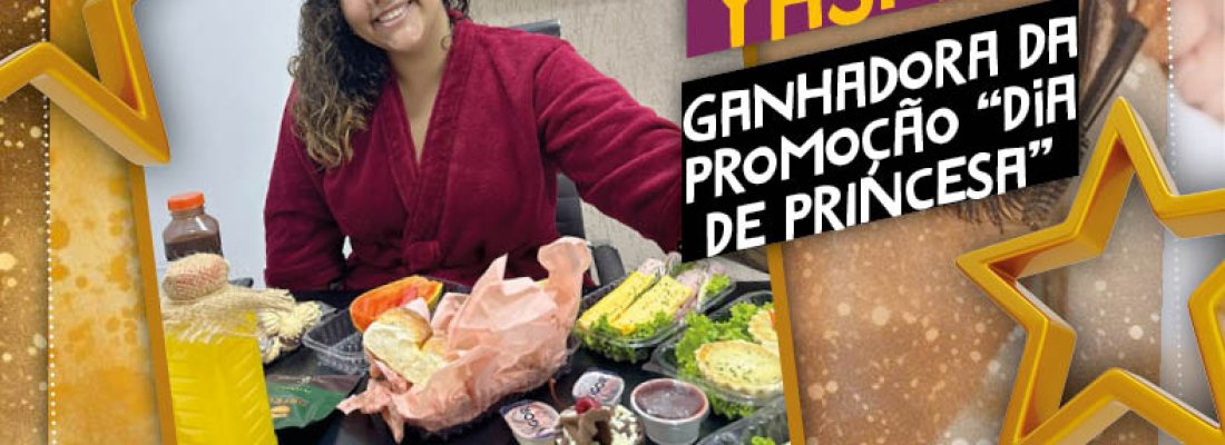 GANHADORA PROMOÇÃO DIA INTERNACIONAL DA MULHER